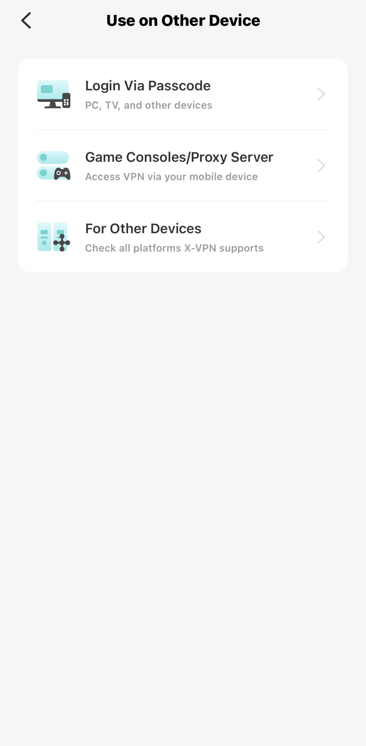 Use on Other Device
