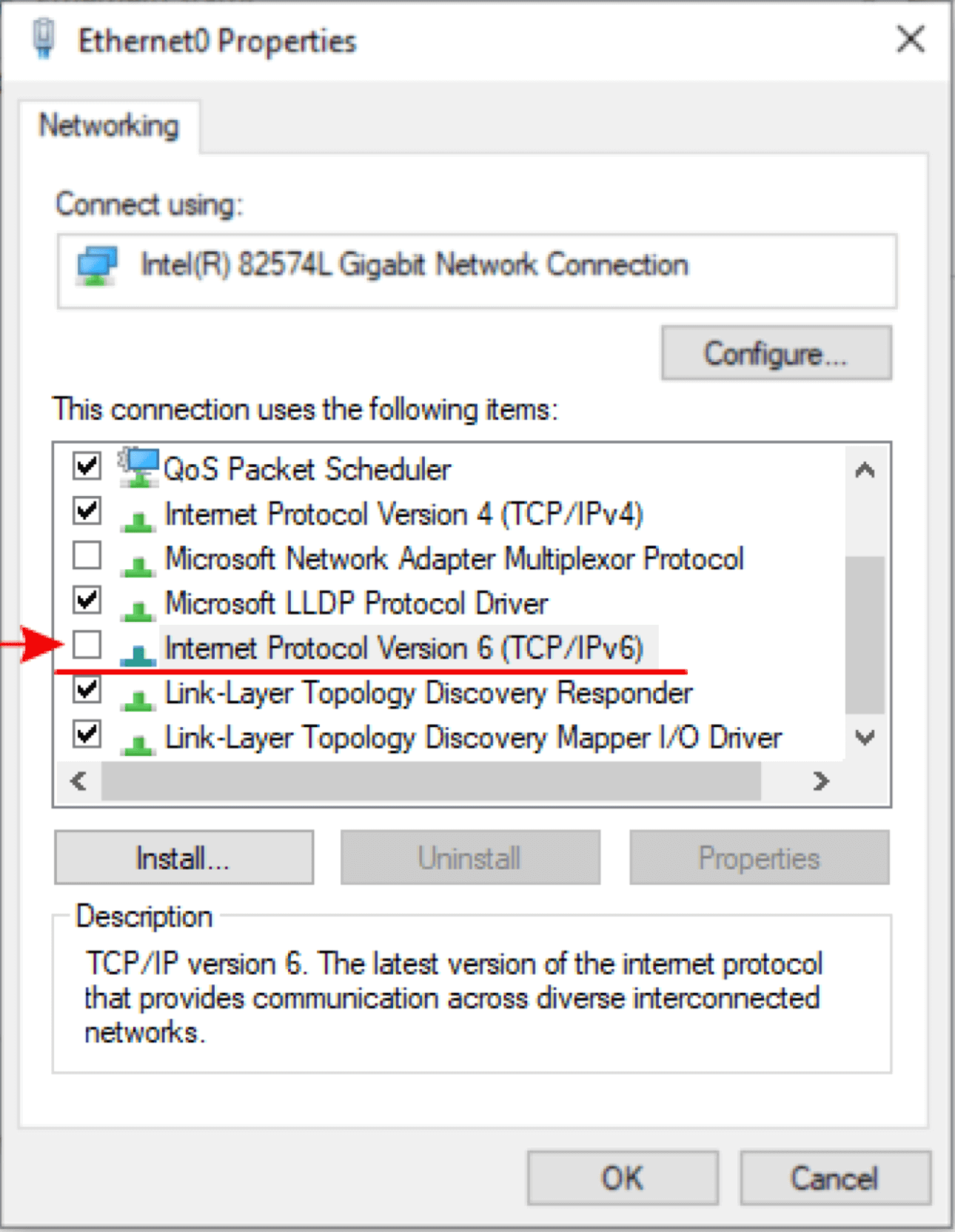 Internet Protocol Version 6 (TCP/IPv6)