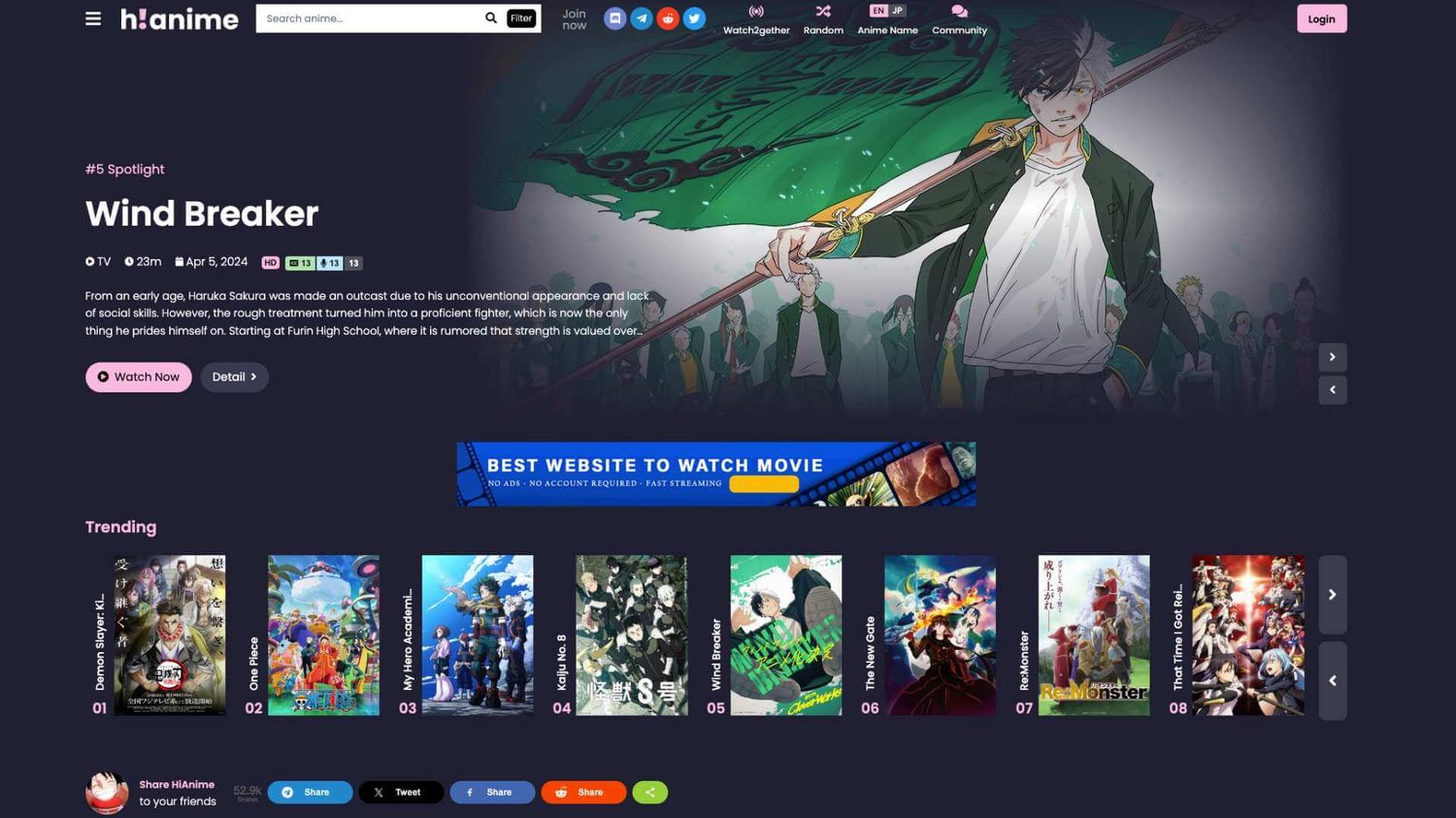 AnimeFlix Alternative, HiAnime (Aniwatch)