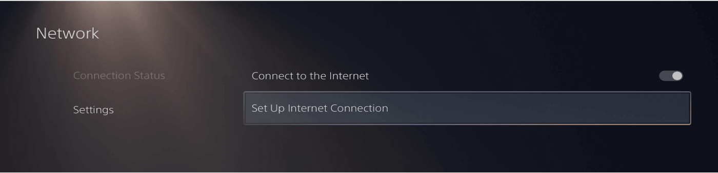 set up internet connection
