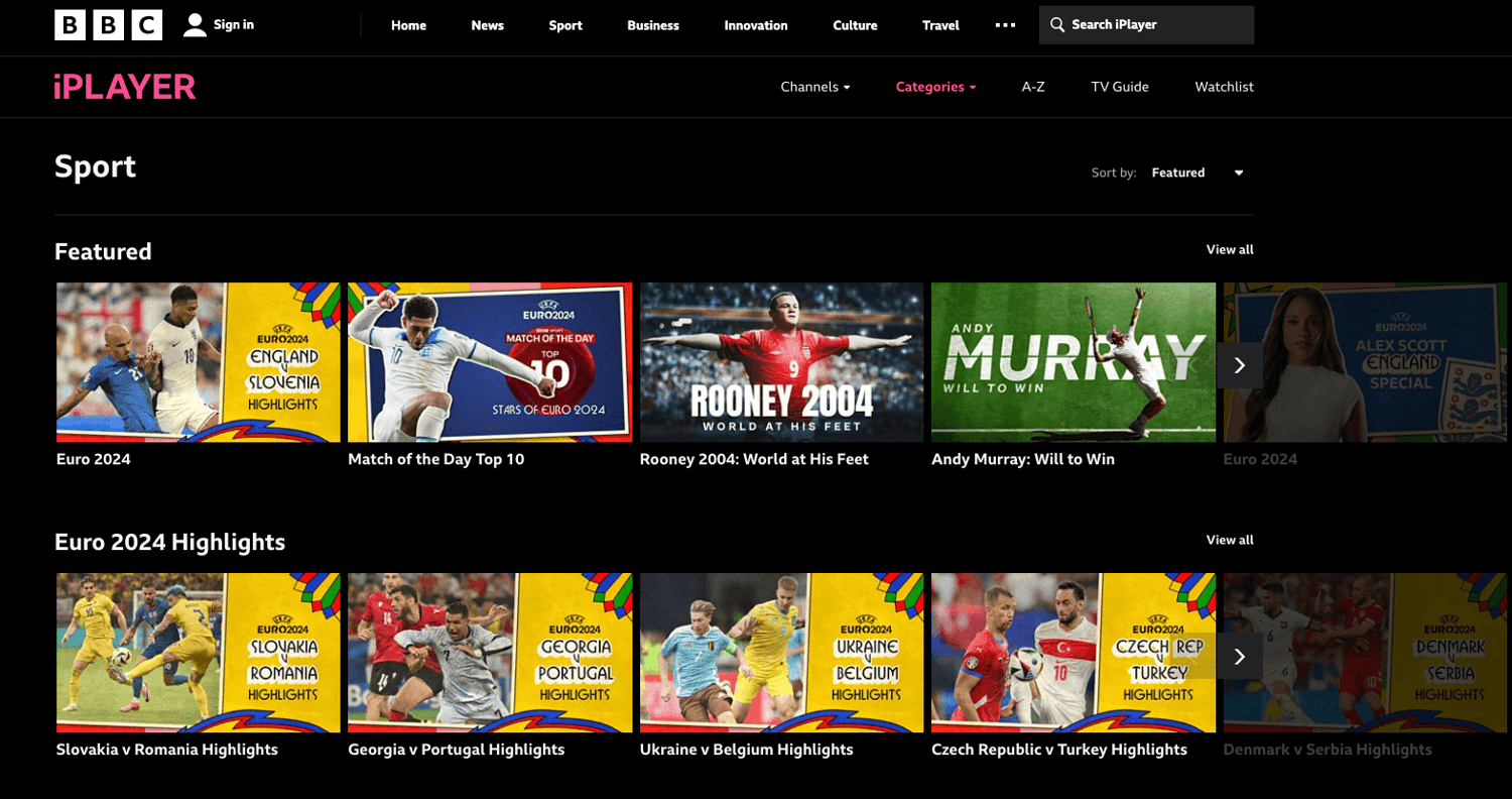 bbc iplayer sports