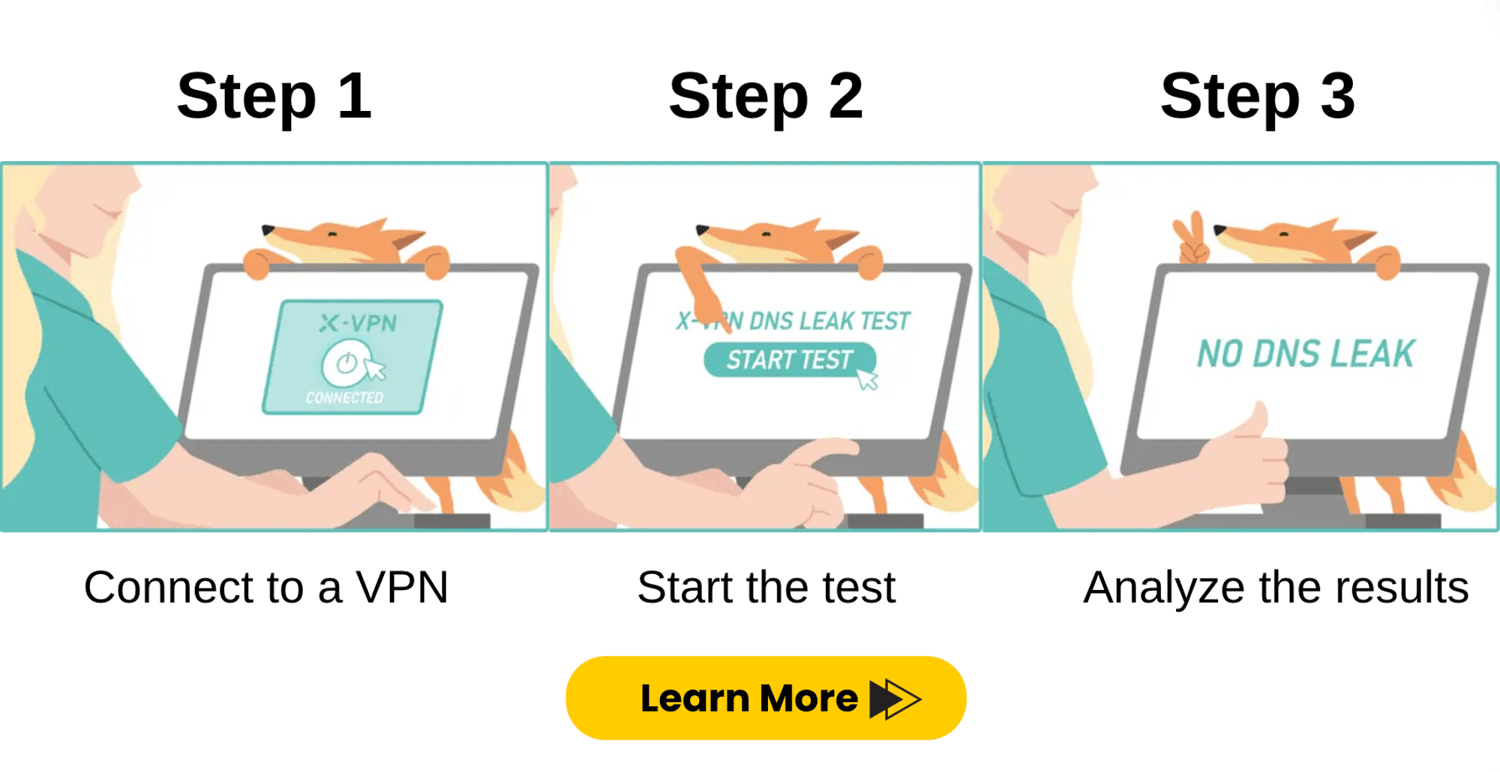 Steps to do DNS leak test