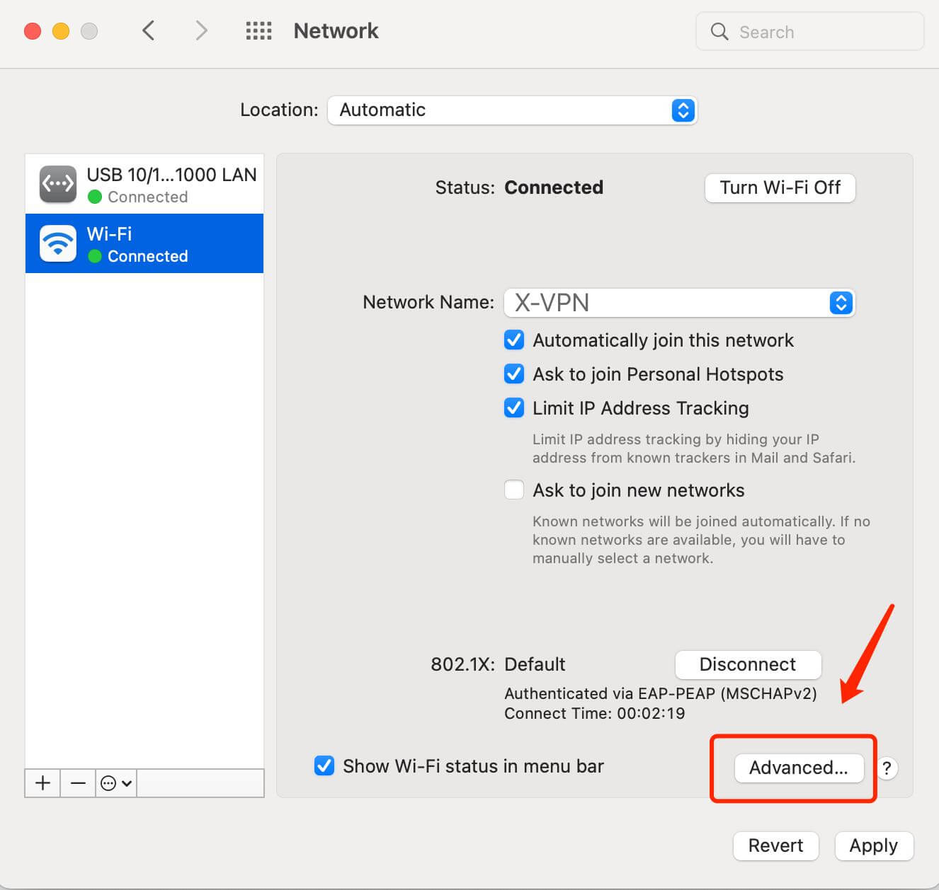 TCP/IP tab