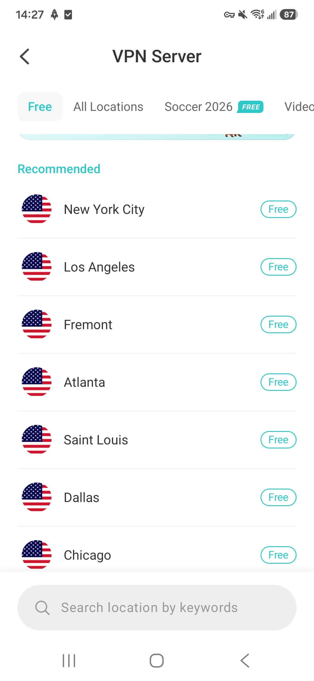 X-VPN servers