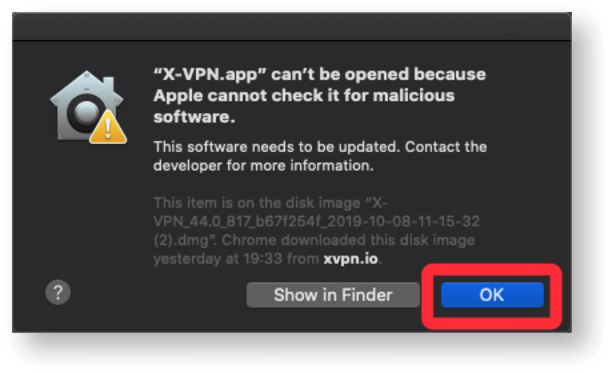 Click OK