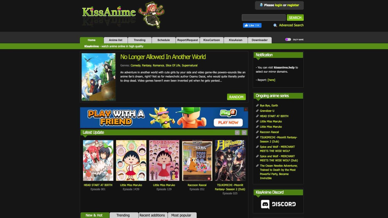 AnimeFlix alternative, Kissanime