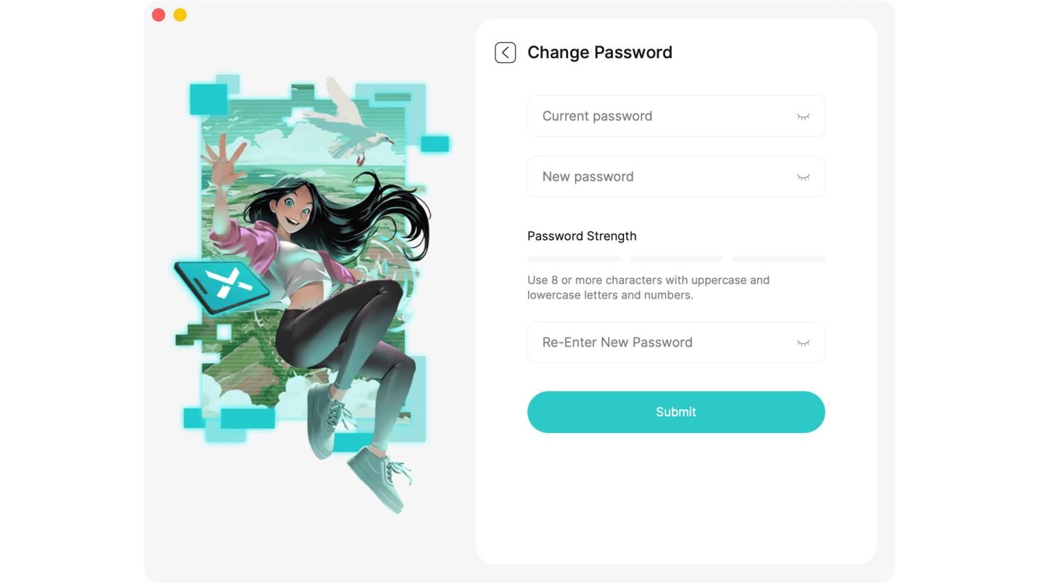 change password