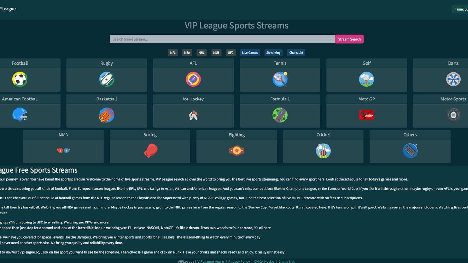 Best Free StreamEast Alternatives, VIP League