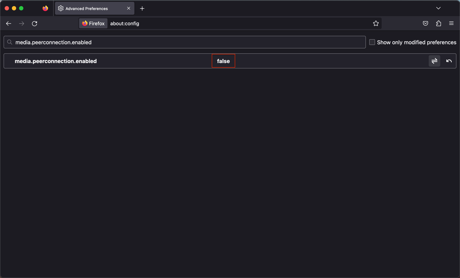 press the Toggle button