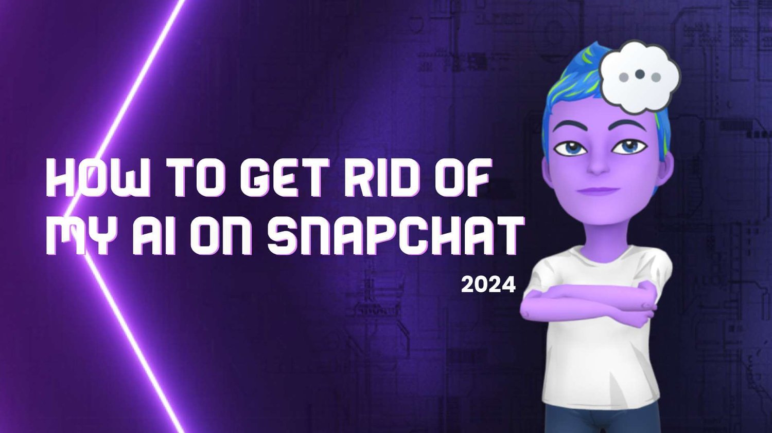 ¿Cómo deshacerme de mi IA en Snapchat [2024]?