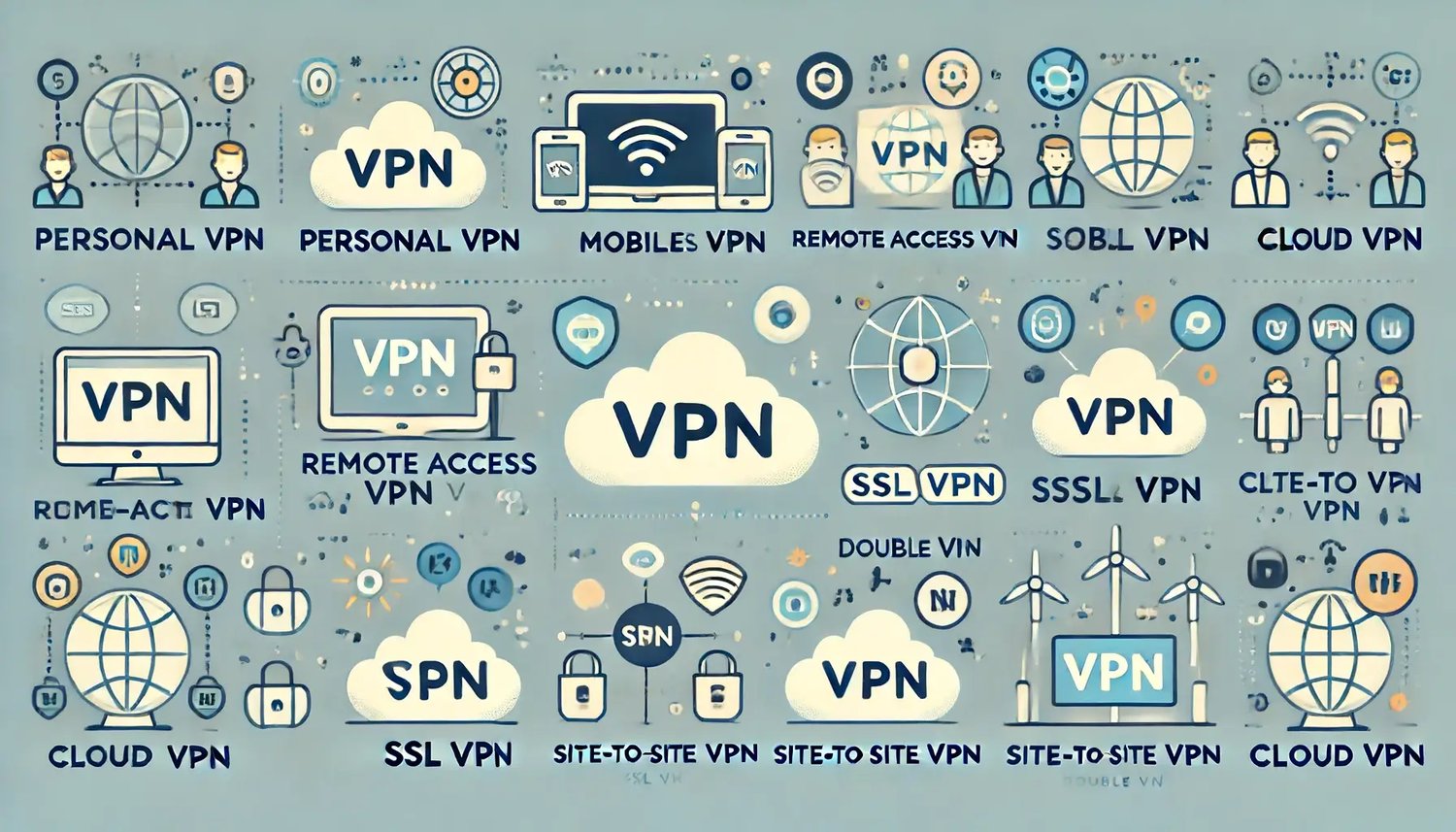 Erkunden verschiedener Arten von VPNs und wann sie verwendet werden sollen