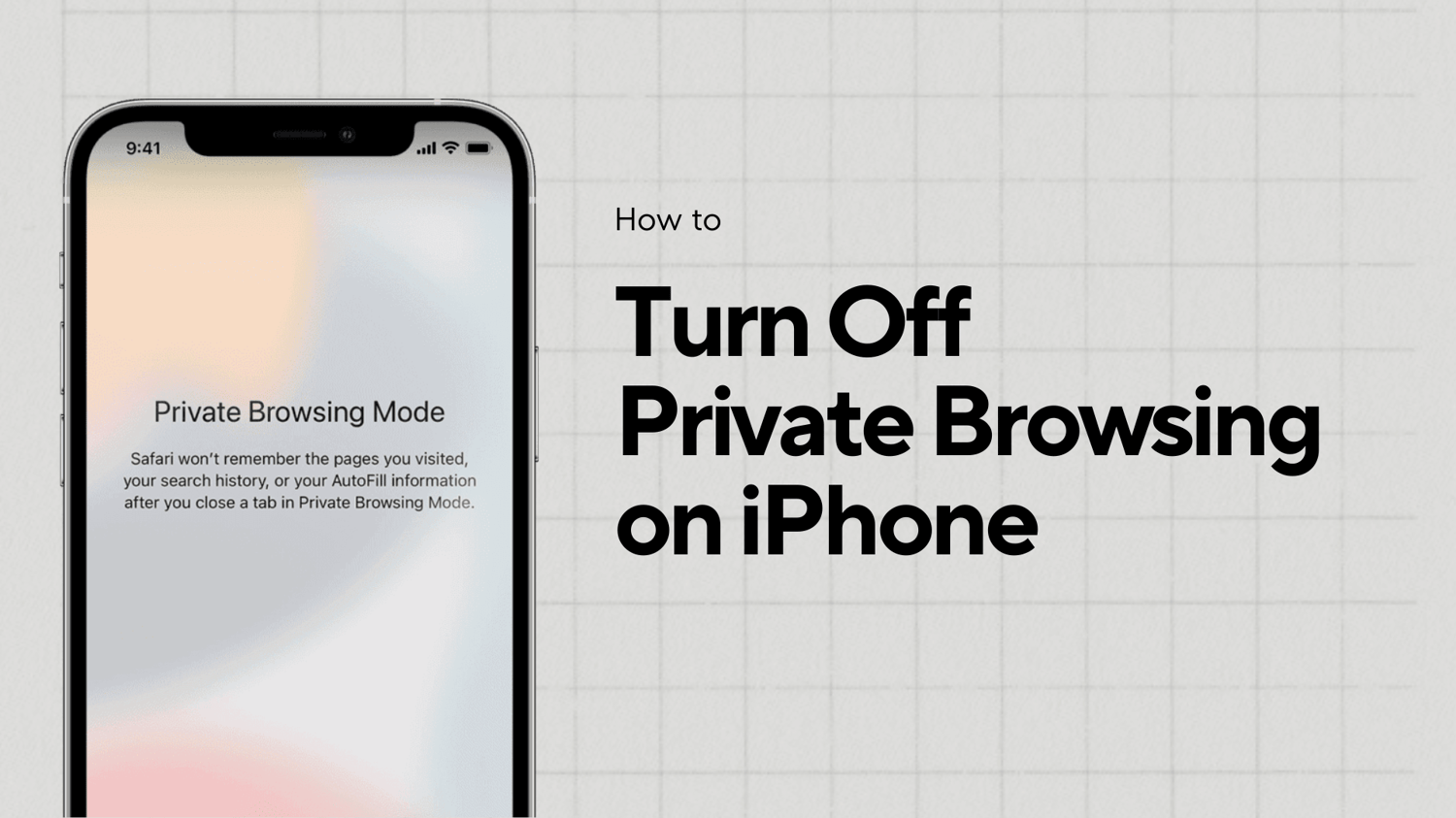 كيفية إيقاف تصفح الخصوصية على iPhone - Safari/Chrome/Edge/Firefox؟