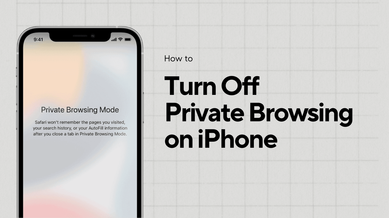 ¿Cómo desactivar la navegación privada en iPhone - Safari/Chrome/Edge/Firefox?