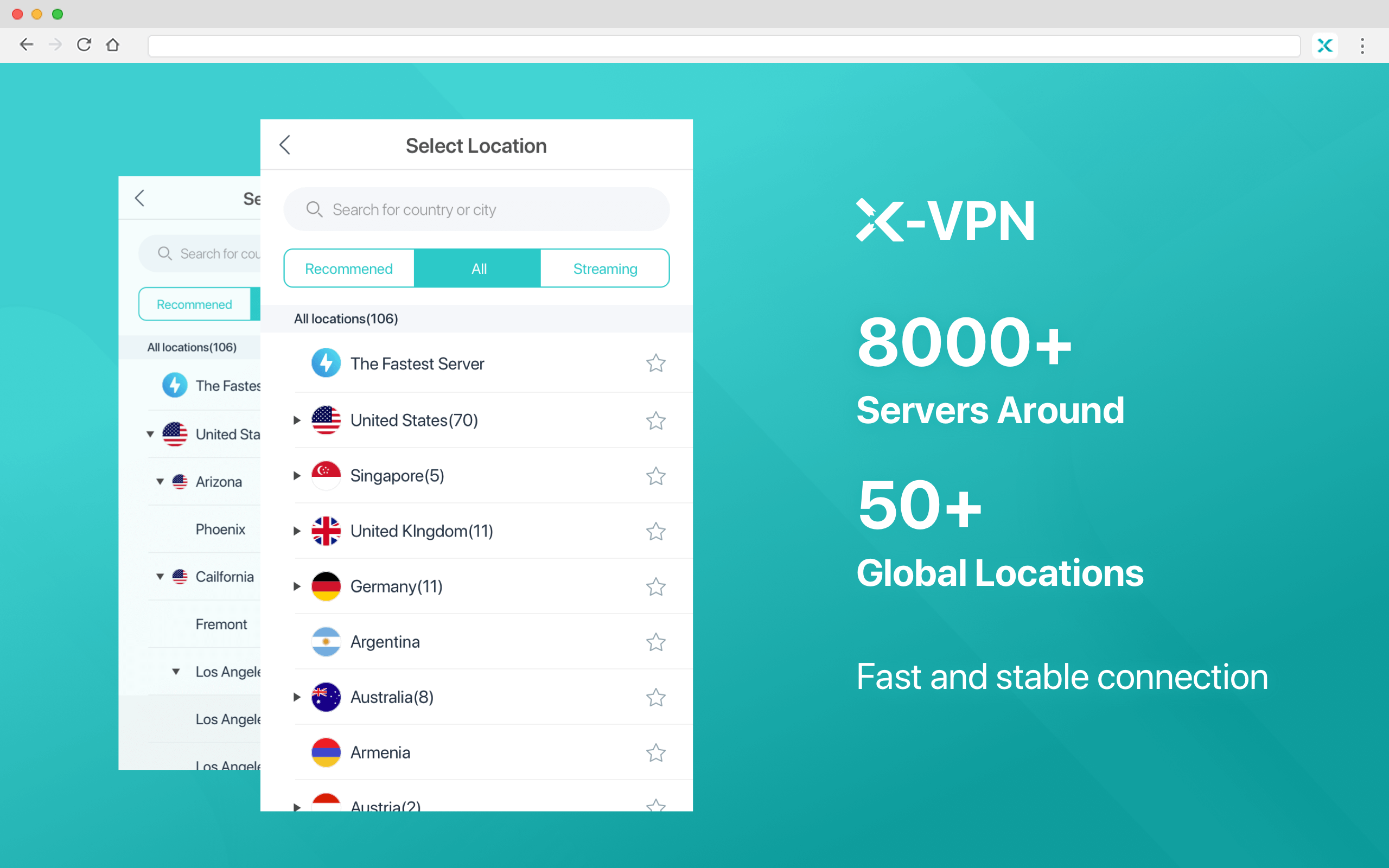 Попробуйте лучшее бесплатное расширение VPN для Chrome | X-VPN