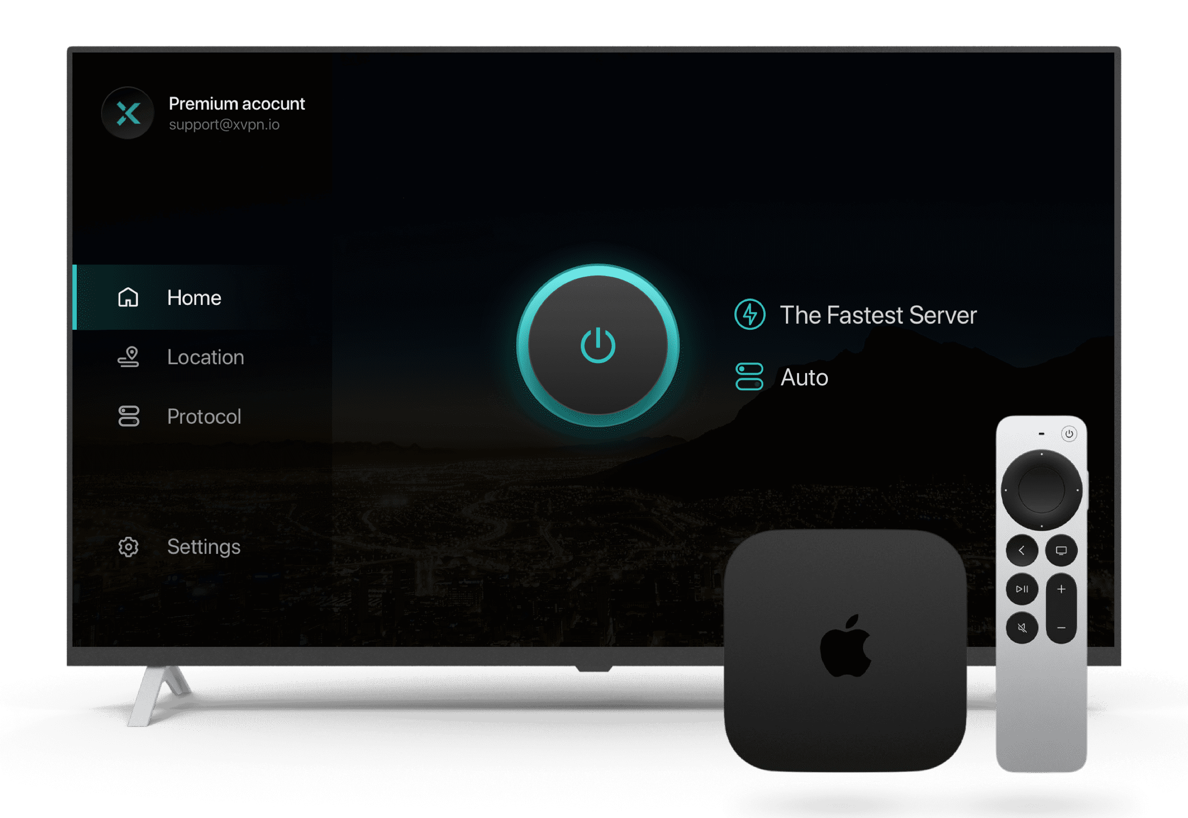 X-VPN для Apple TV