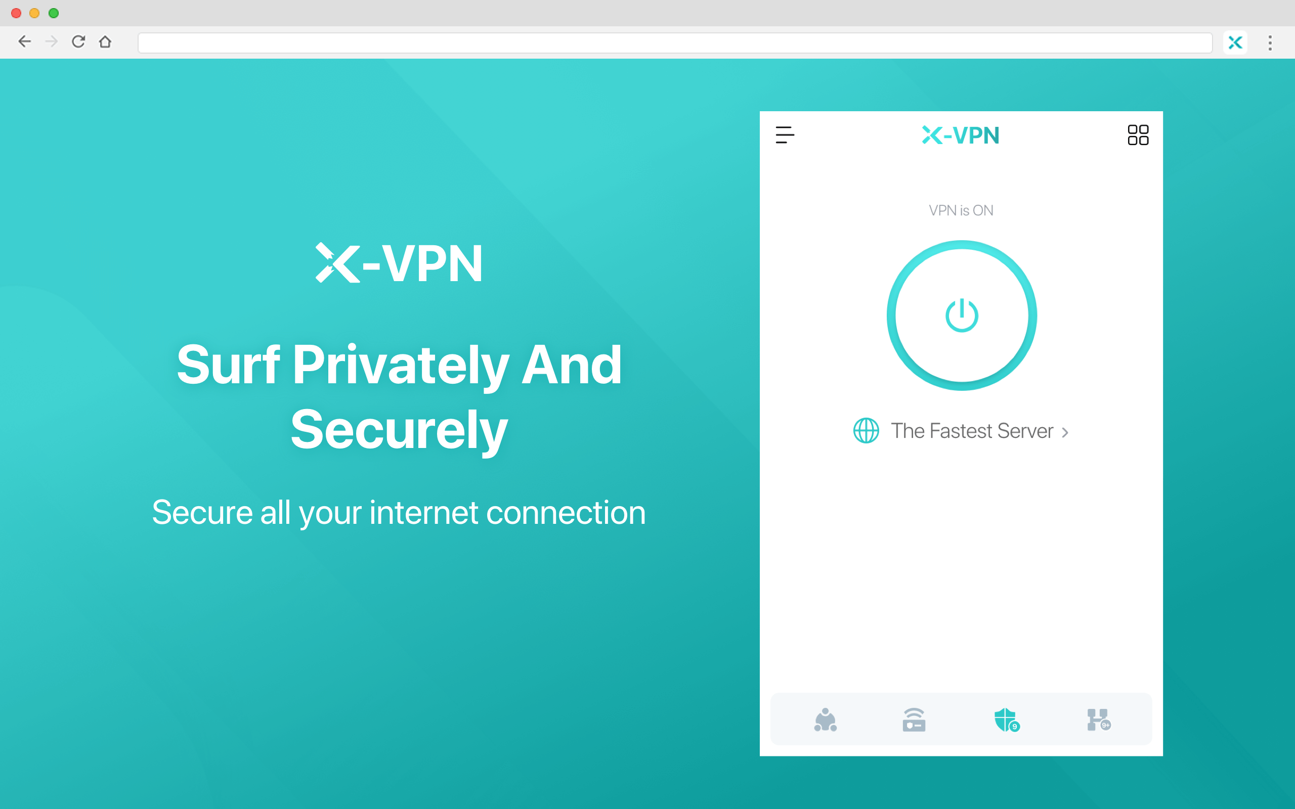 Попробуйте лучшее бесплатное расширение VPN для Chrome | X-VPN