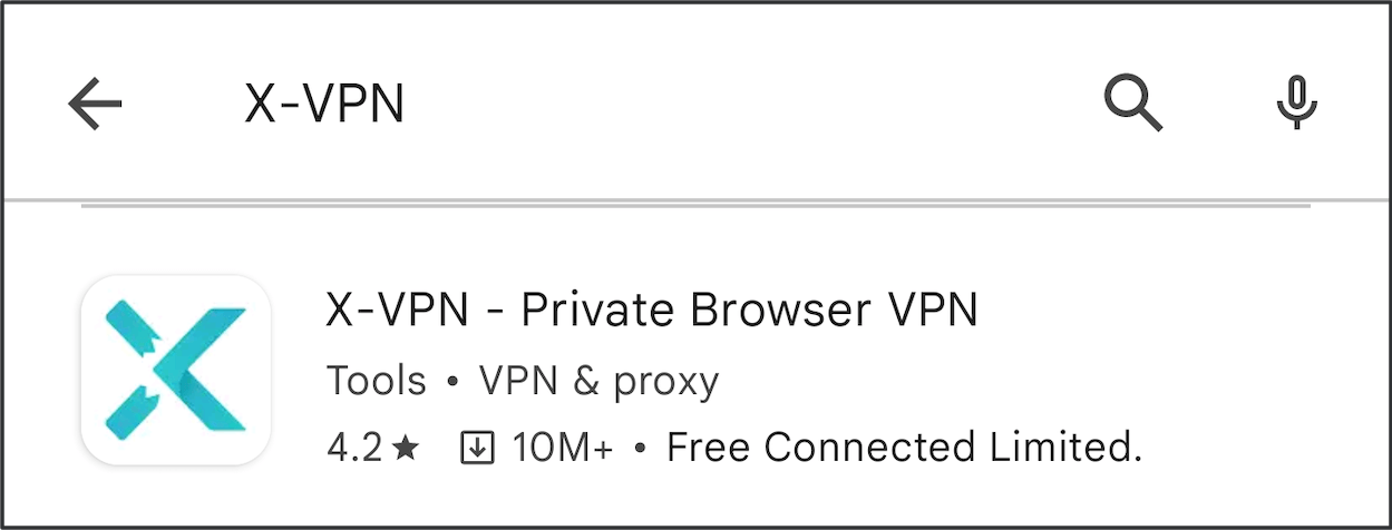 X-VPN - Private Browser VPN - Apps on Google Play