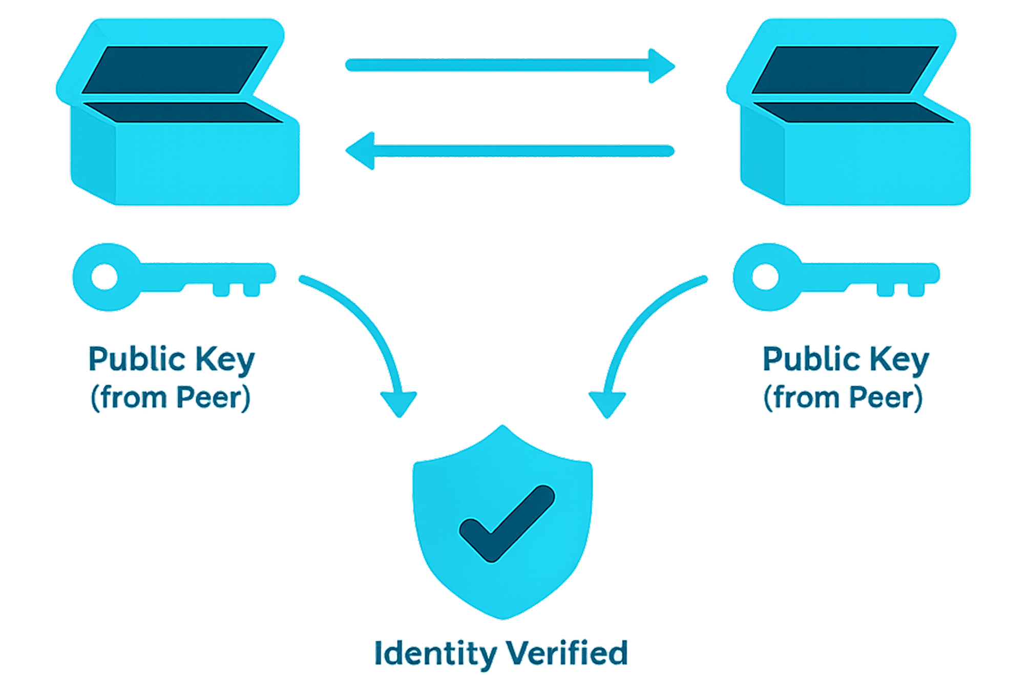 Exchange Public Keys and Verify Identity