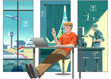 use public wifi with a VPN