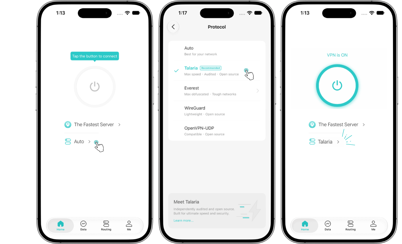 Connect in 3 Simple Steps