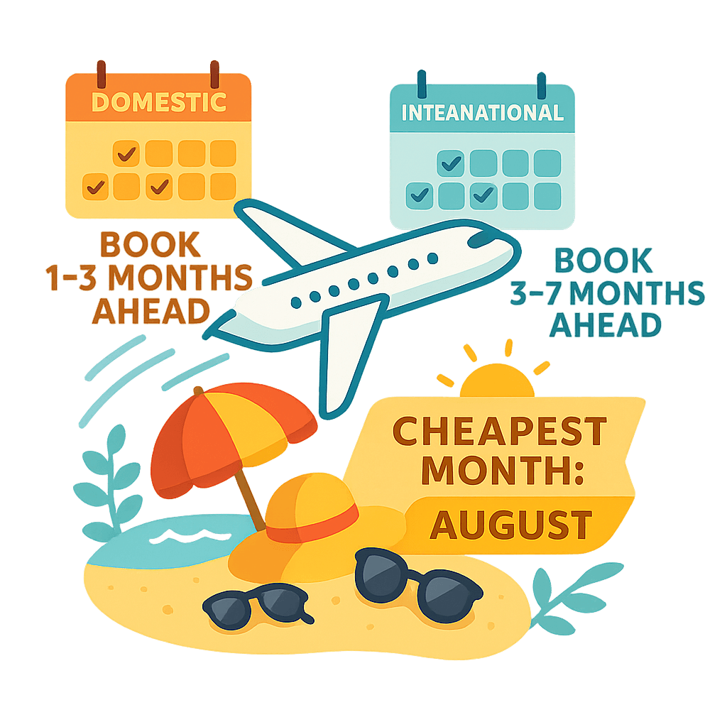 summer vacation cheapest flight