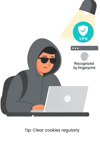 VPN can't make you fully anonymous